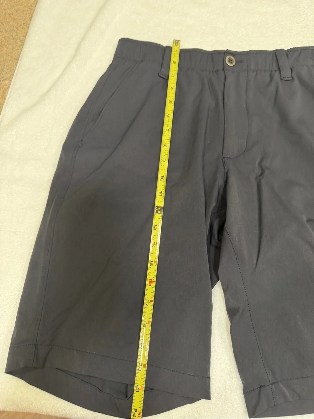 Under Armour Men’s Black Hybrid Shorts with Red Waistband